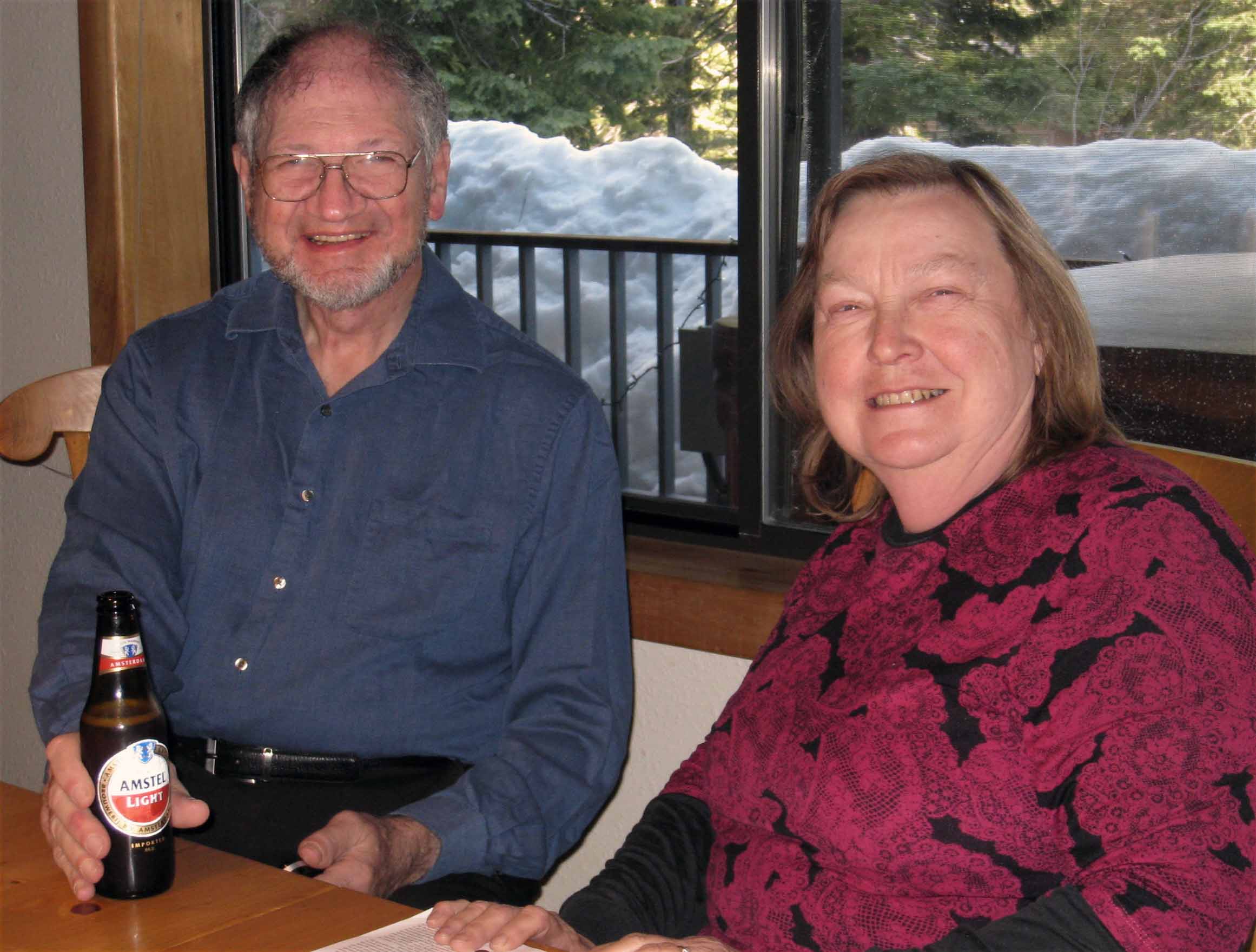 Bert Anne at shi cabin